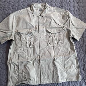 American Eagle Outfitters Men's Light Khaki Shirt Jacket